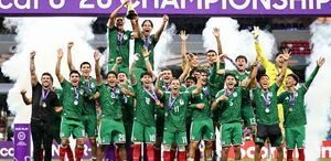 México, bicampeón del Premundial Sub 20 de Concacaf tras vencer a Estados Unidos en la Final disputada en el Estadio Banorte.
