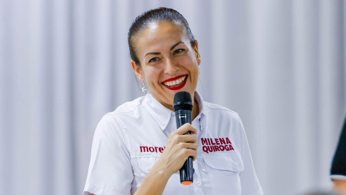 Milena Quiroga, aspirante a coordinar los trabajos de la Cuarta Transformación en Baja California Sur. | Foto: Facebook