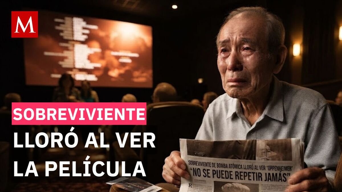 Sobreviviente de bomba atómica lloró al ver 'Oppenheimer'; "no se puede repetir jamás"