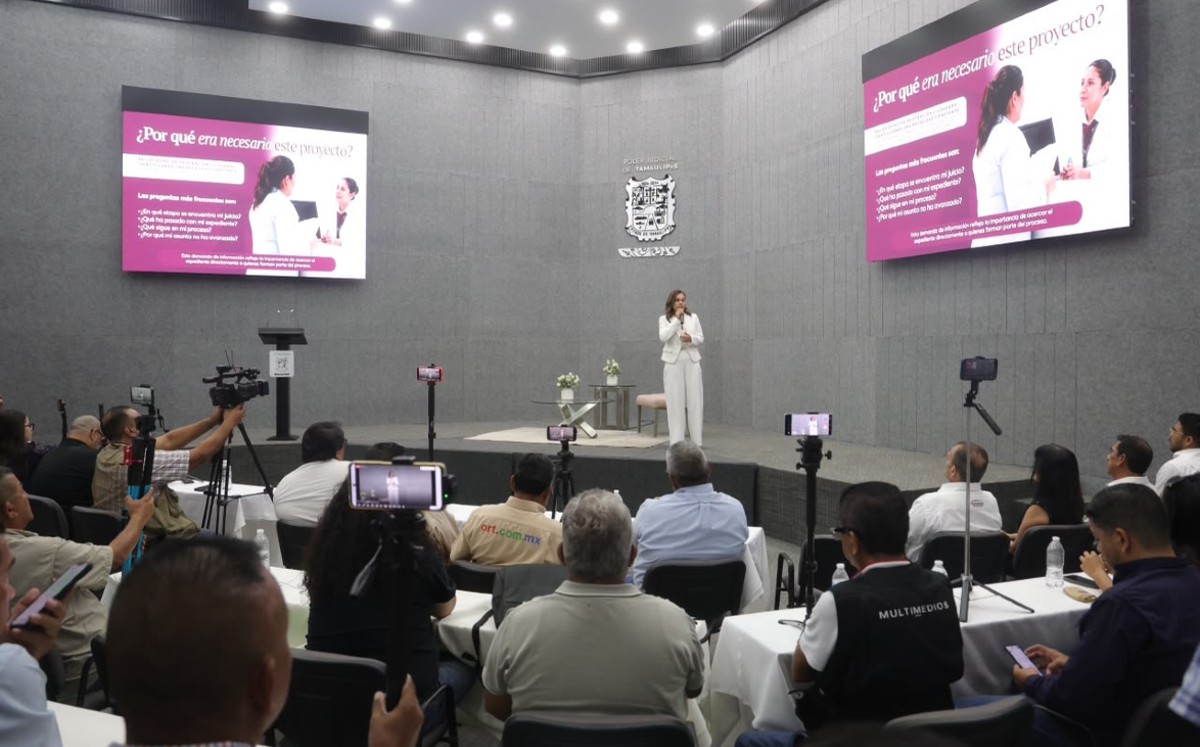 Tania Contreras acerca la justicia a los tamaulipecos con nuevas herramientas de atención. | Foto: Cortesía