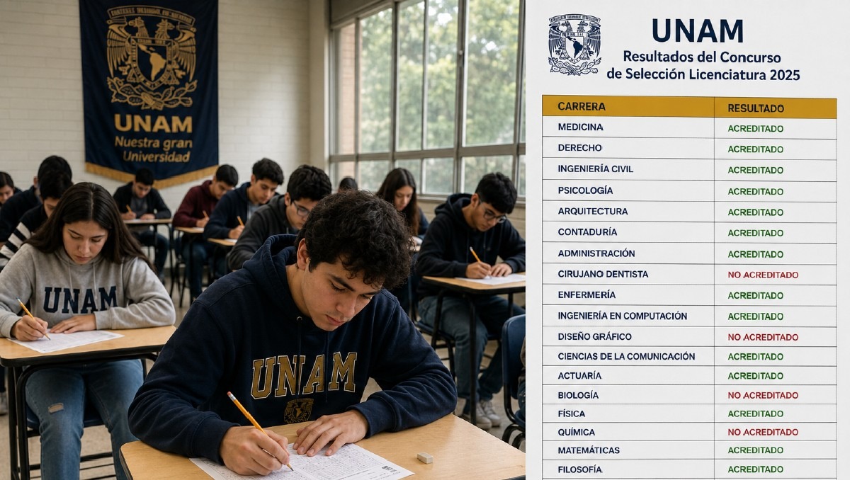 La UNAM compartió el número de aciertos necesarios para ingresar a la universidad | IA DISCOVER