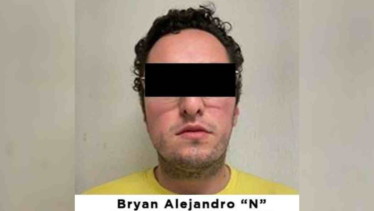 Bryan Alejandro 'N', alias El Chino, fue trasladado este miércoles de penal Edomex. | Foto: Especial