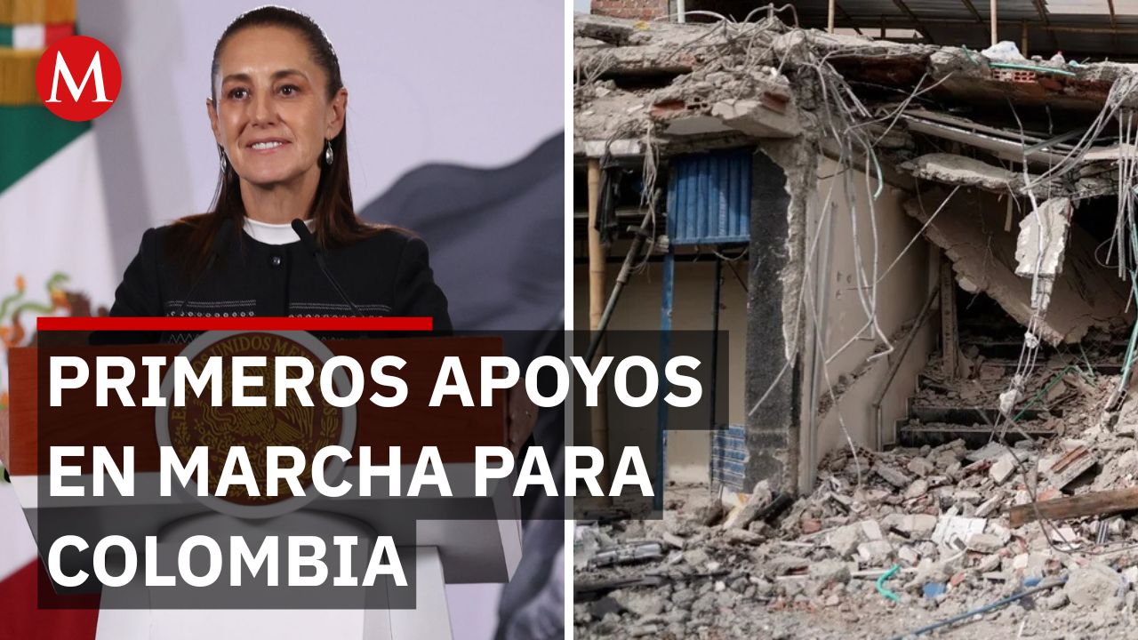“Ya despegaron dos aeronaves”: Sheinbaum confirma el envío de ayuda humanitaria a Colombia