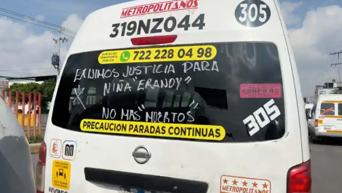 Erandy fue atacada a balazos juntos con sus papás en una combi de Los Reyes La Paz. | Foto: Zuleyma García