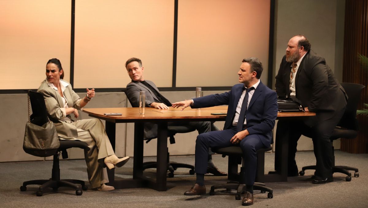 Una escena improvisada durante la primera función incluso desató las risas de los asistentes | Luis Guerra