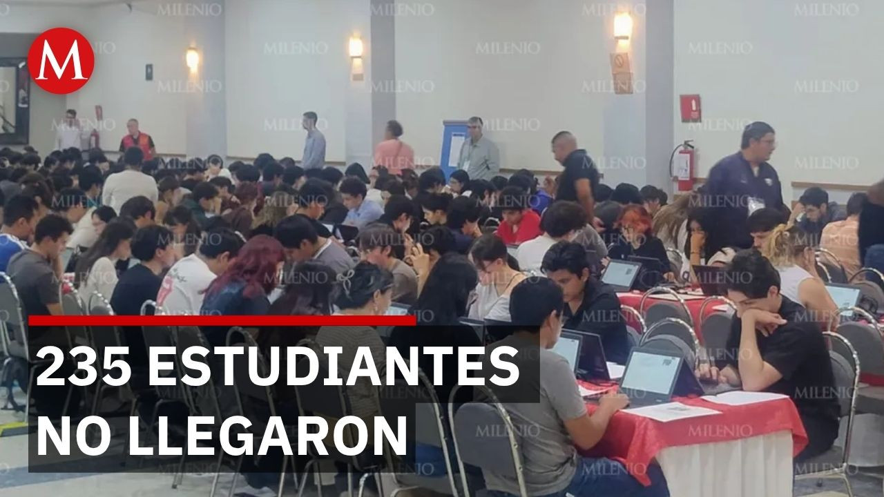 Examen de control UNAM: 235 estudiantes no se presentaron en León, Guanajuato