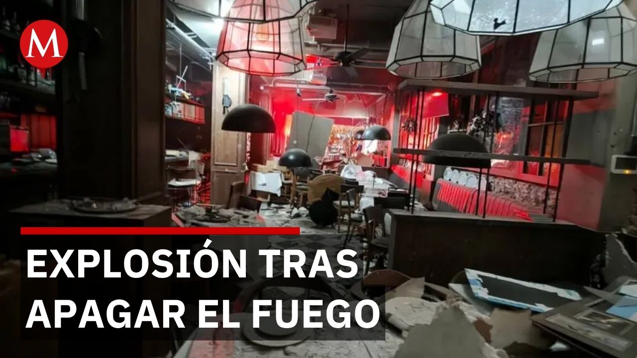 Explosión en restaurante de CdMx deja 12 heridos tras sofocarse incendio