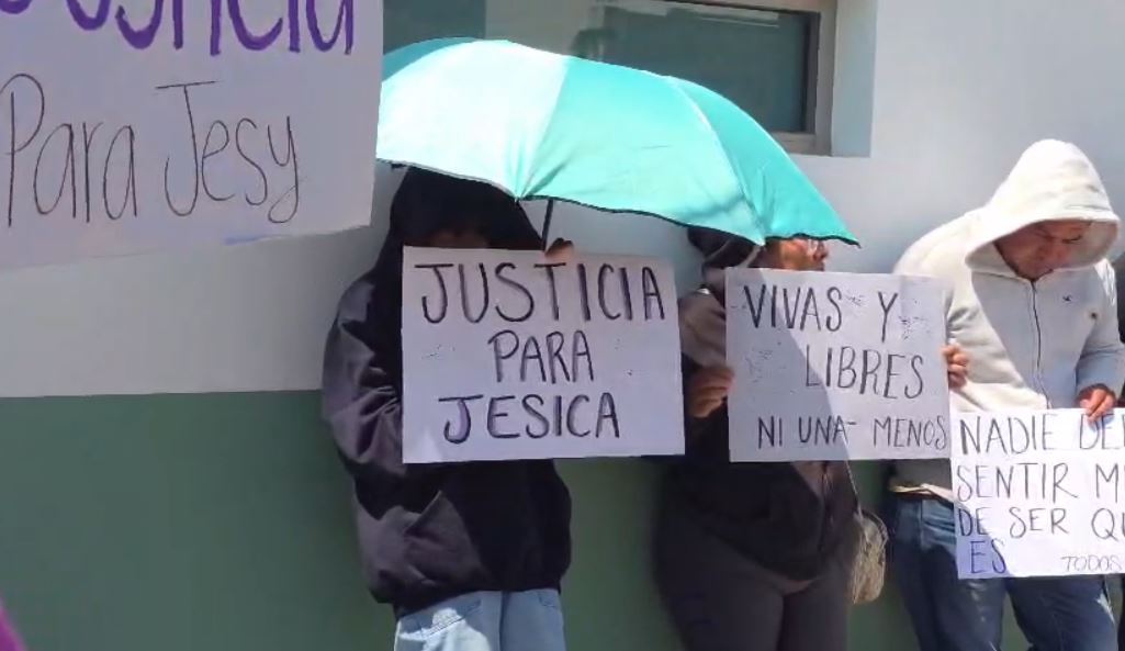 Familiares exigen justicia para Jesica. (Guadalupe Trejo)