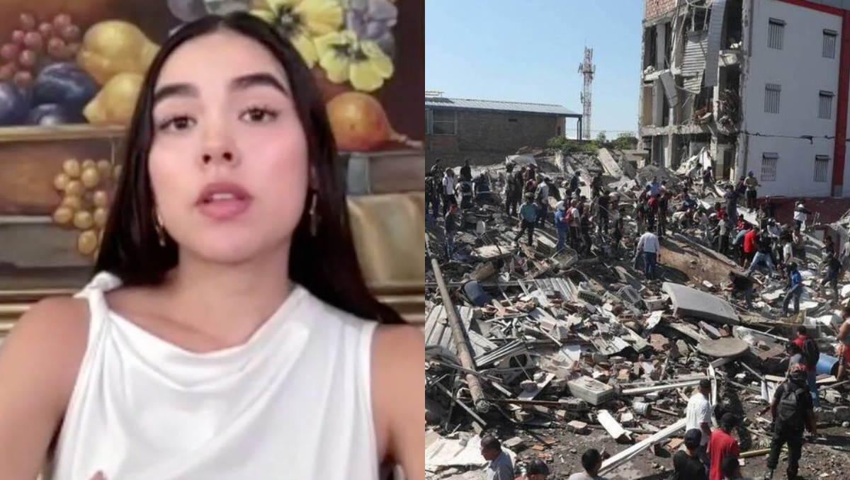 Influencer Sara Velásquez narra cómo vivió el terremoto en Colombia | Fotos: Telediario Puebla / AP