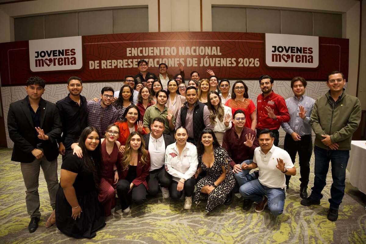 La presidenta nacional de Morena se reunió con los jóvenes capitalinos. | Foto: X