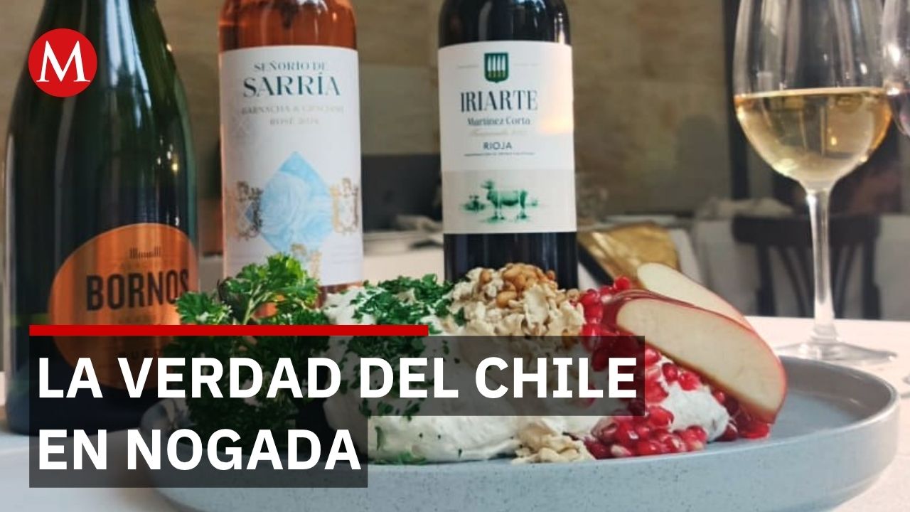 El restaurante Los Canarios rescata la receta tradicional del chile en nogada