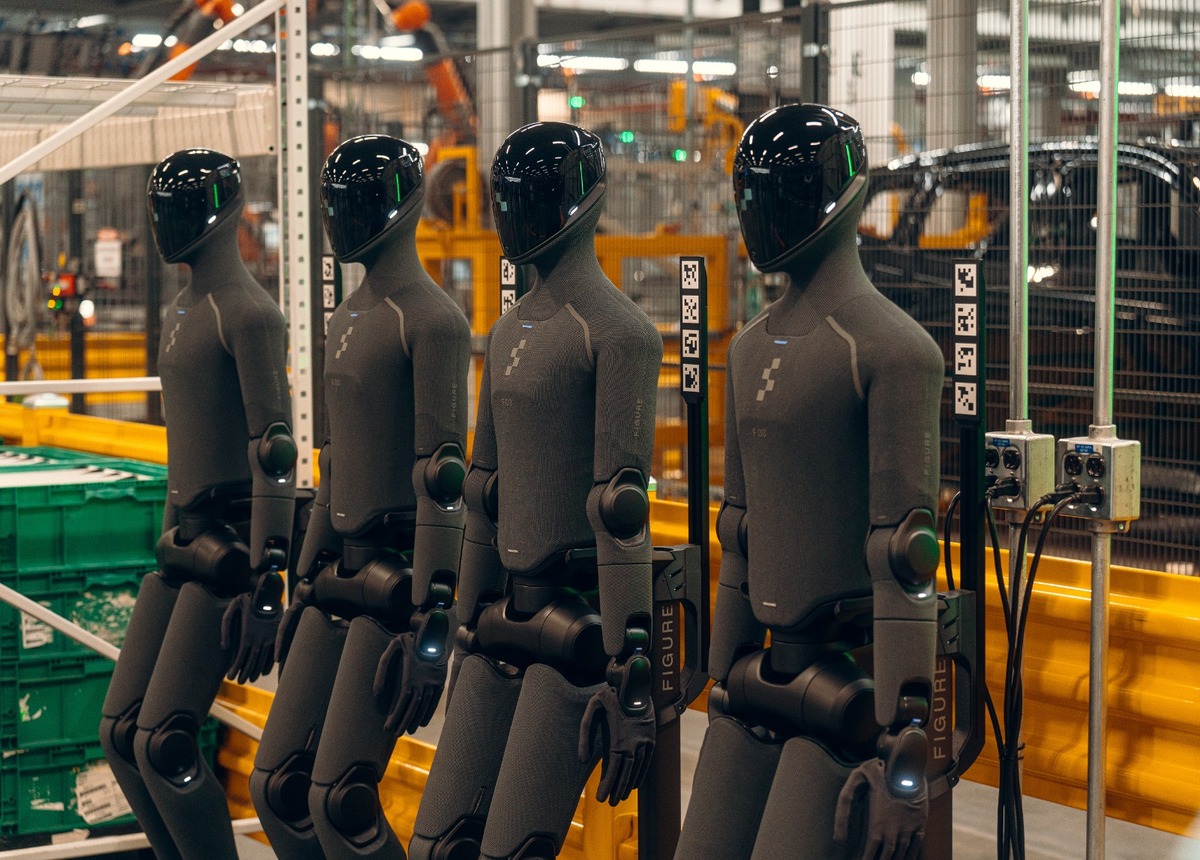 Robots humanoides en pruebas de campo en la planta de fabricación de BMW en Spartanburg, Carolina del Sur. Foto: Will Crooks/The New York Times