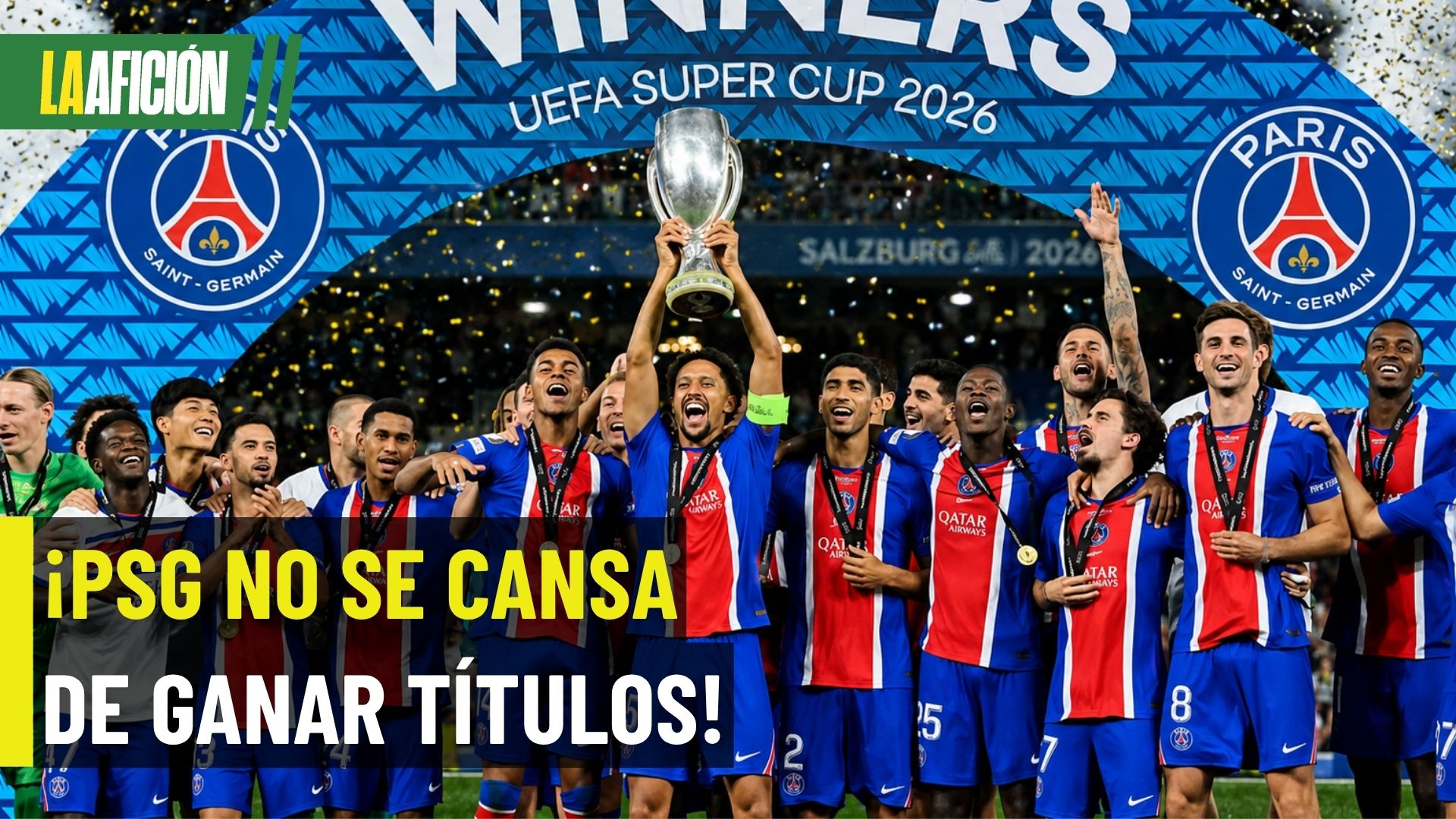 ¡Siguen reinando! PSG conquista la Supercopa de Europa tras vencer al Aston Villa