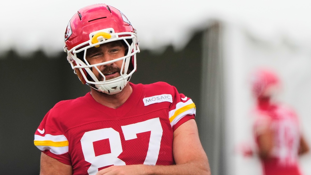 Travis Kelce describió su boda con Taylor Swift como “la mejor noche” de su vida. (Agencia AP)