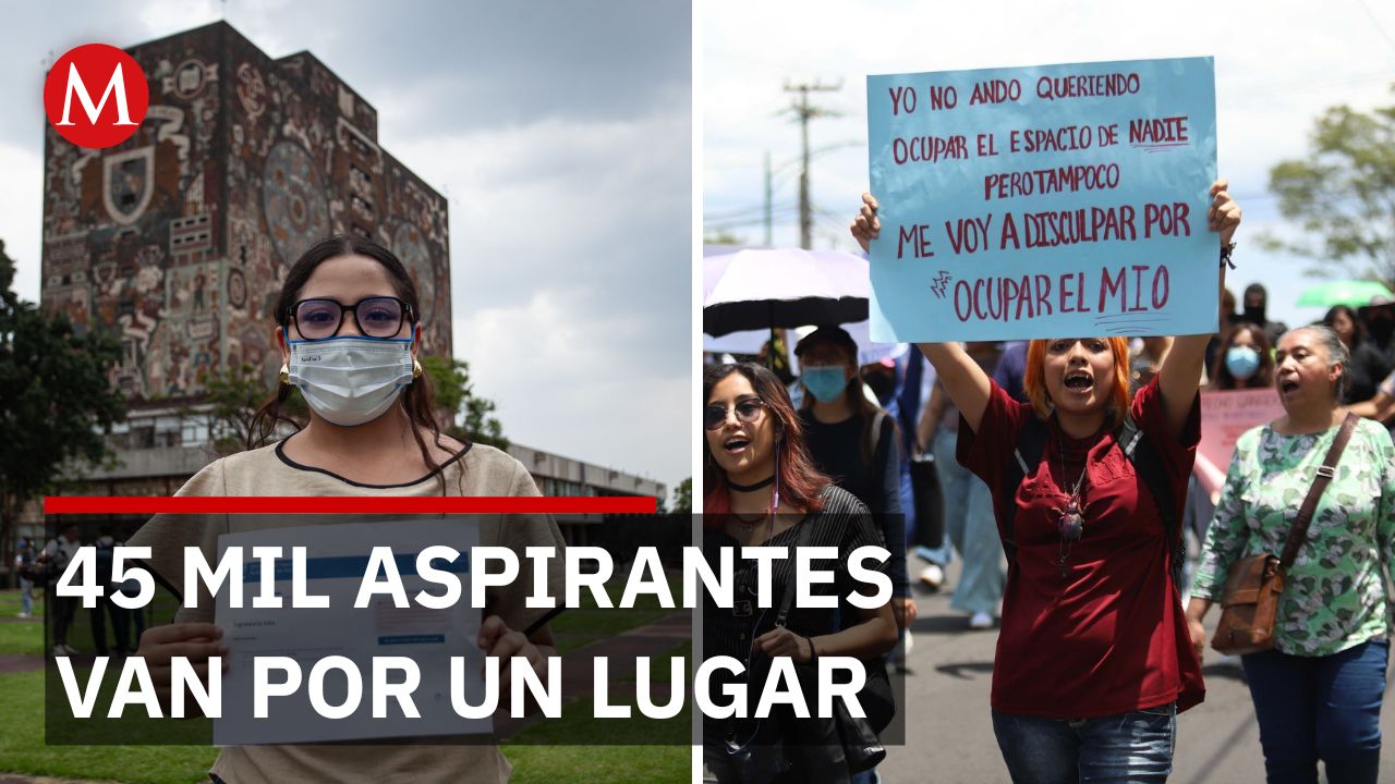 UNAM inicia examen presencial en León; más de 45 mil aspirantes están registrados