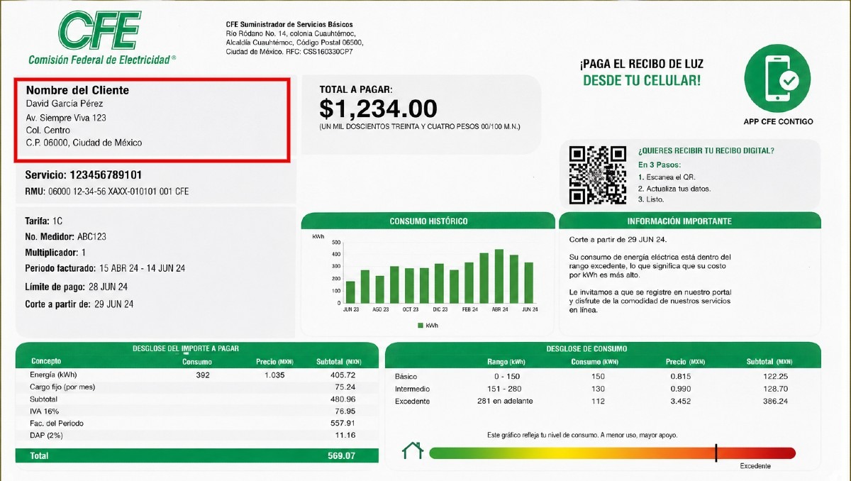 La actualización de datos de recibo de luz se puede realizar en línea | IA Discover