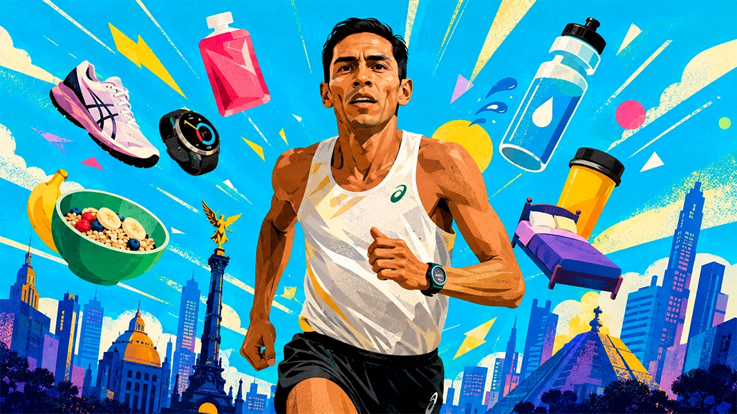 Juan Luis Barrios, fondista olímpico, comparte los mejores consejos sobre entrenamiento, nutrición e hidratación para dominar el Maratón de la Ciudad de México.