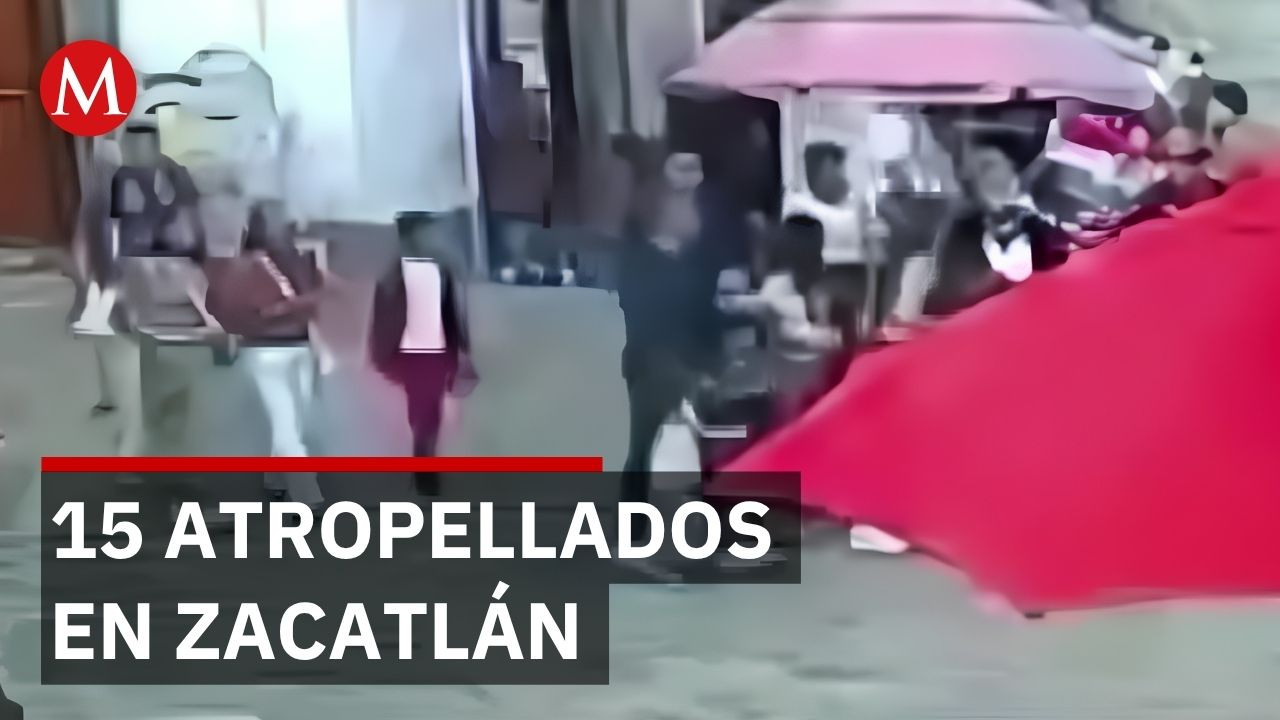 Conductor arrolló a 15 personas en andador; autoridades sospechan problema de salud