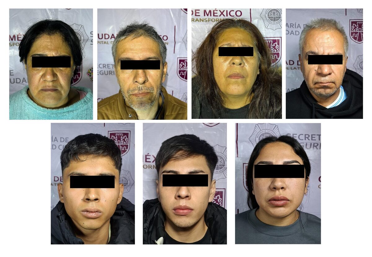 Los siete detenidos fueron trasladados ante el Ministerio Público para determinar su situación jurídica. | SSC
