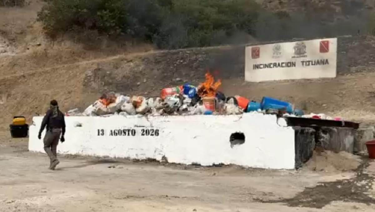 La droga fue incinerada bajo supervisión de autoridades federales. | Especial