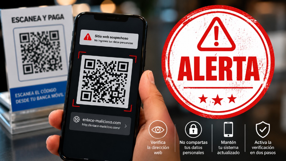 ¿Escaneas códigos QR? Así pueden robar tus datos | IA DISCOVER