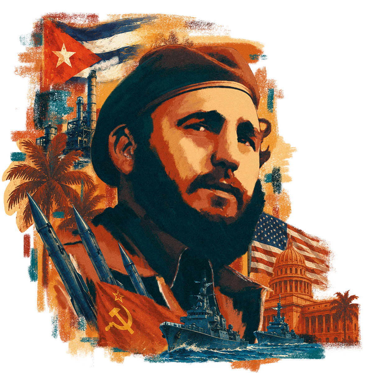 Fidel como una persona “profundamente introvertida y melancólica”. | Especial