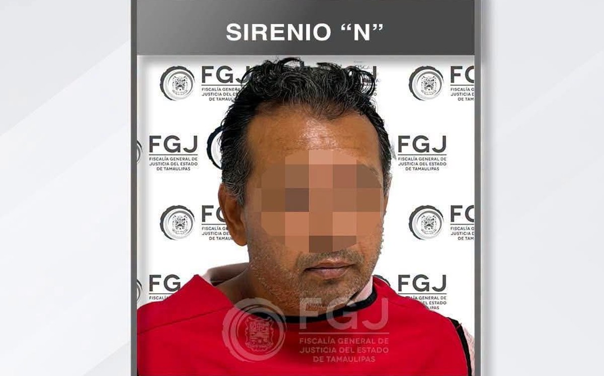 Fiscalía de Tamaulipas cumplimenta orden de aprehensión contra Sirenio “N”, por Violación Equiparada agravada. | Foto: FGJT