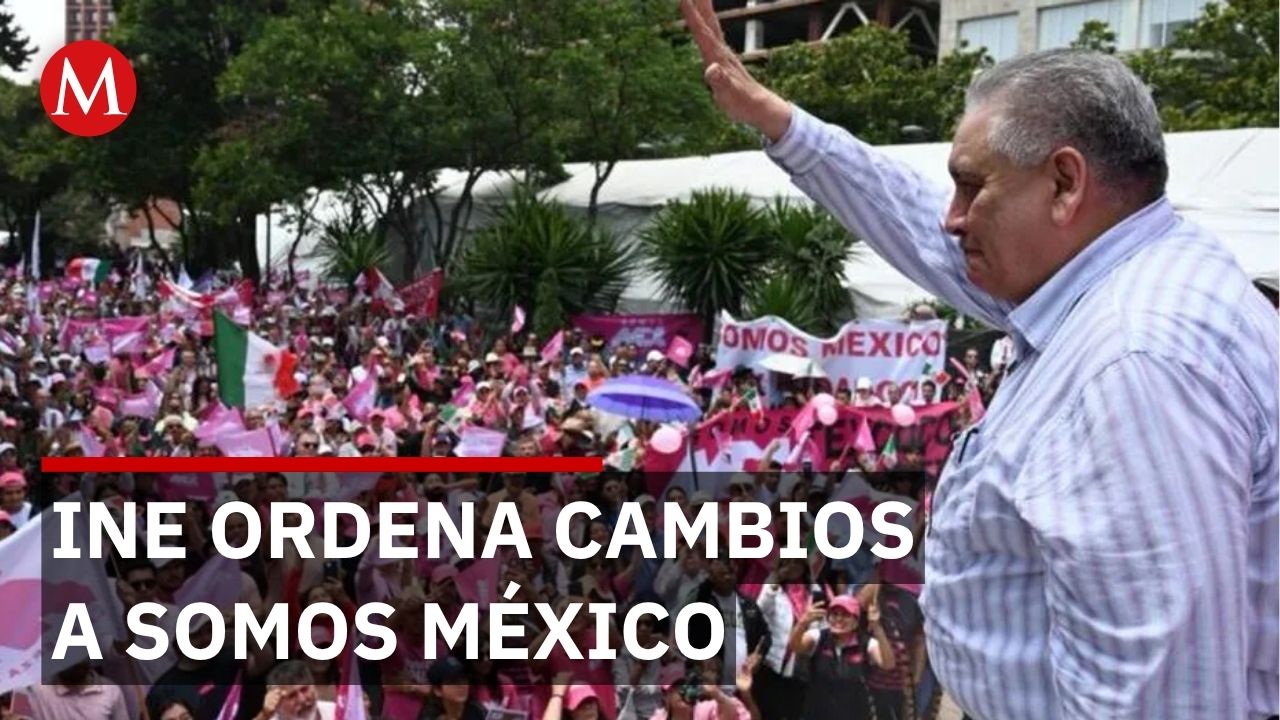 INE ordena a Somos México cambiar nombre tras 18 meses de validación