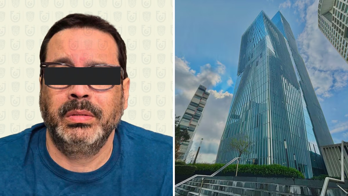 Jorge Octavio Cortés fue detenido; habría golpeado a la recepcionista del hotel Park Life Paradox en Santa Fe. | Foto: Especial