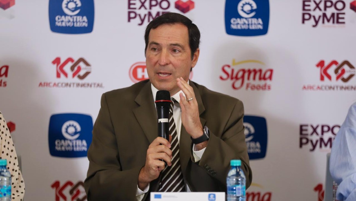 Juan Pablo García Garza, director general de Caintra Nuevo León | Roberto Alanís