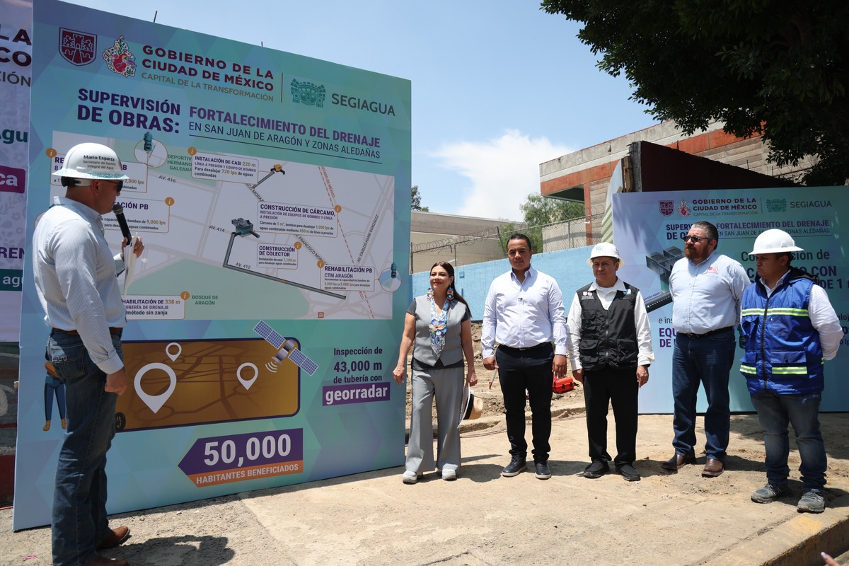 La mandataria capitalina recordó que hace un año esta zona registró afectaciones por lluvias. (Foto: especial)