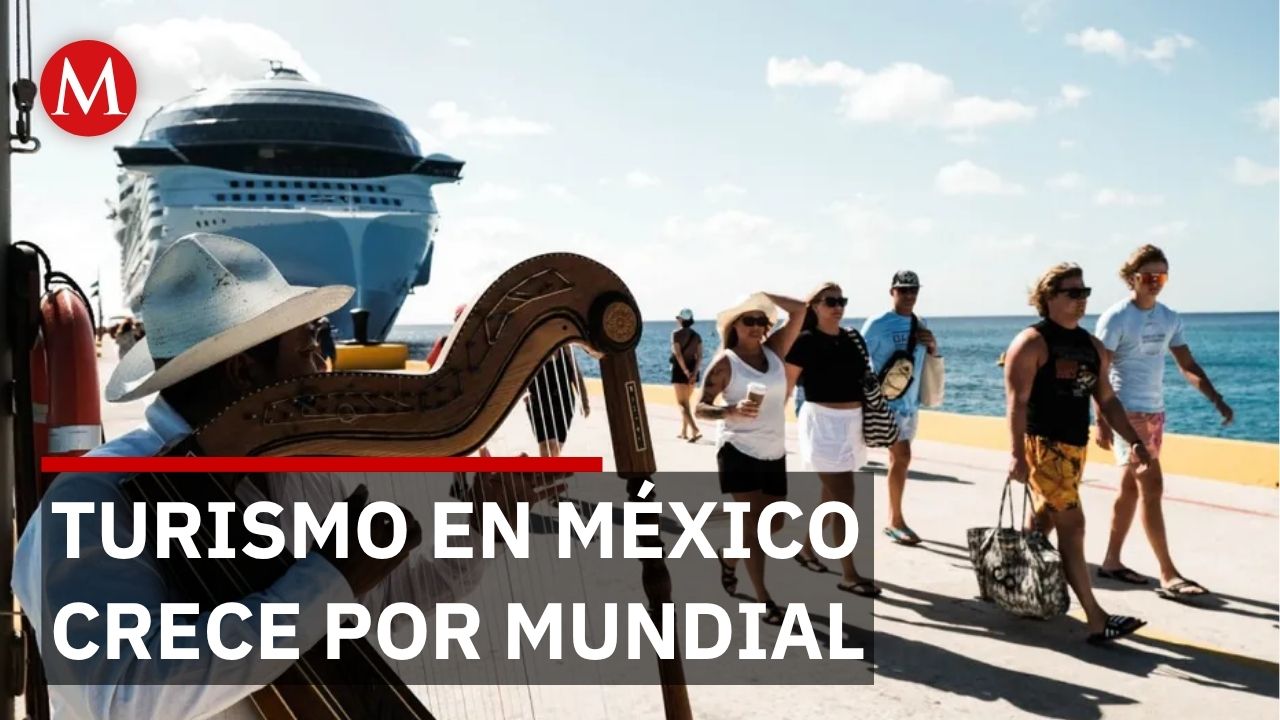 México bate récord histórico de turistas pero aeropuertos pierden 14 por ciento de vuelos