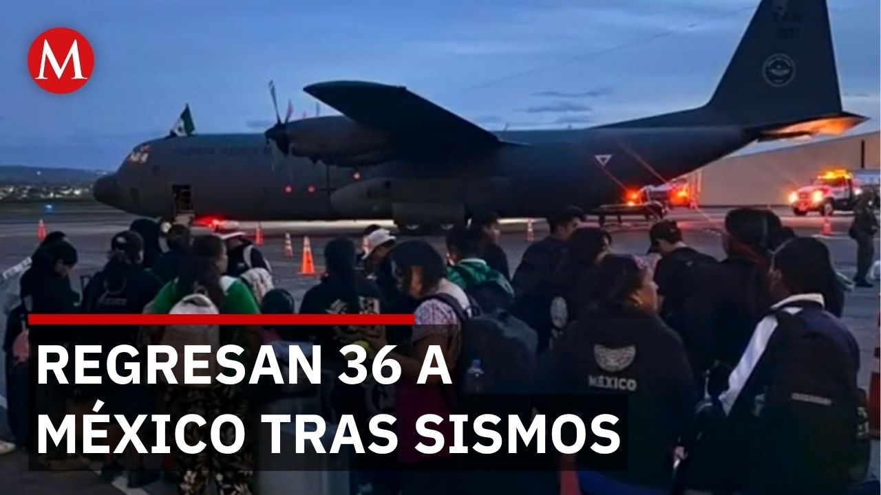México rescata a 36 connacionales desde Colombia tras terremoto devastador