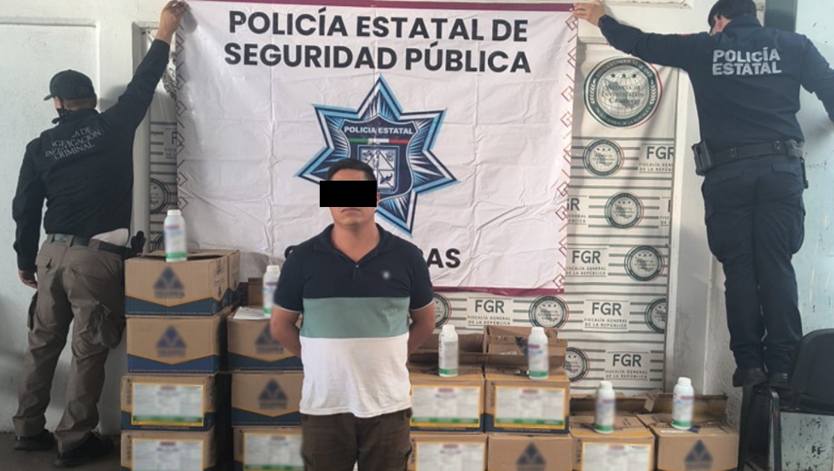 El operativo coordinado en carreteras de Sonora derivó en la detención del sospechoso y el decomiso del narcótico.| Foto: Especial