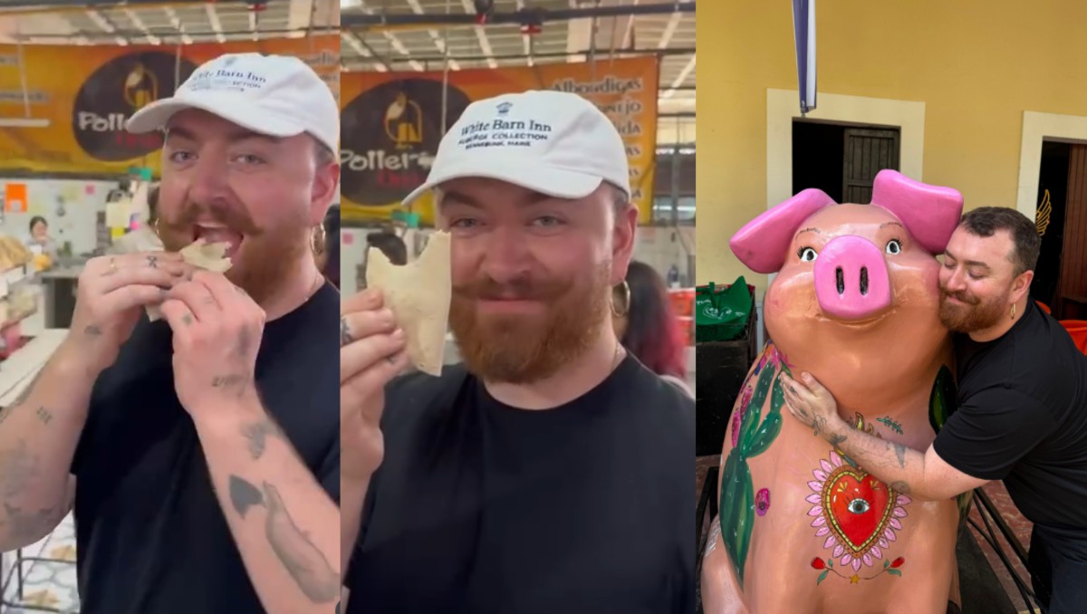 Sam Smith llegó a México y comió tacos en Guadalajara. | FOTO: Sam Smith
