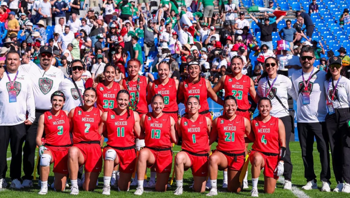 La Selección Mexicana Femenil ganó en su debut en el Mundial de Flag Football 2026 (X: @COM_Mexico)