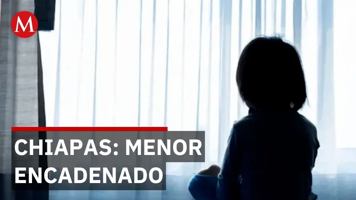 Autoridades rescatan a menor encadenado en Ocosingo; hallan desnutrición y falta de higiene