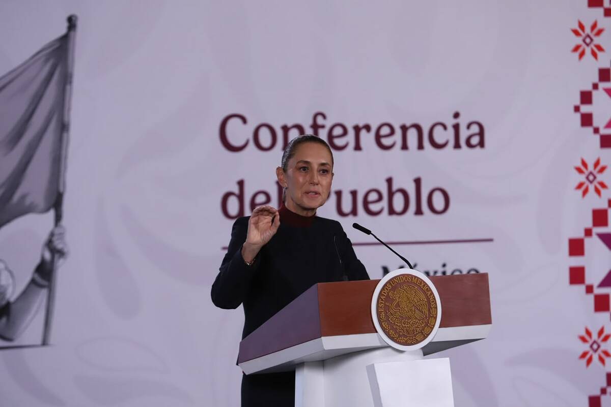 Claudia Sheinbaum anuncia acuerdos durante La Mañanera de este viernes. | Octavio Hoyos