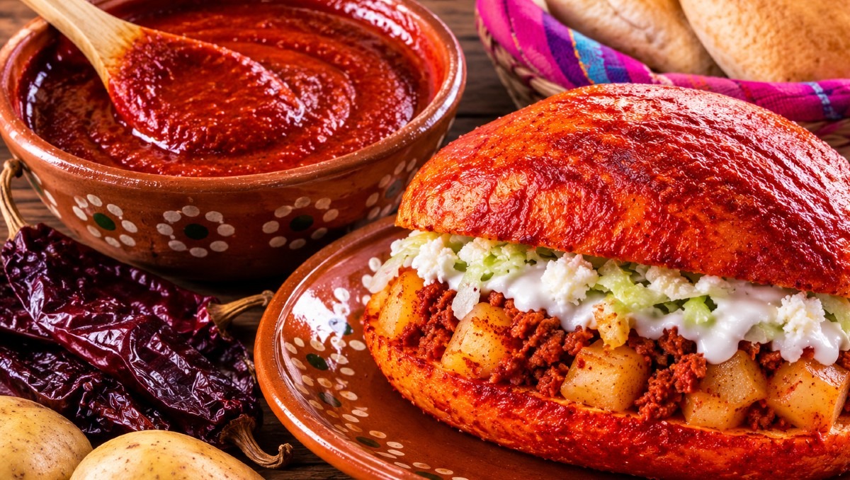 ¿Cómo se hace el adobo para los pambazos? (IA)