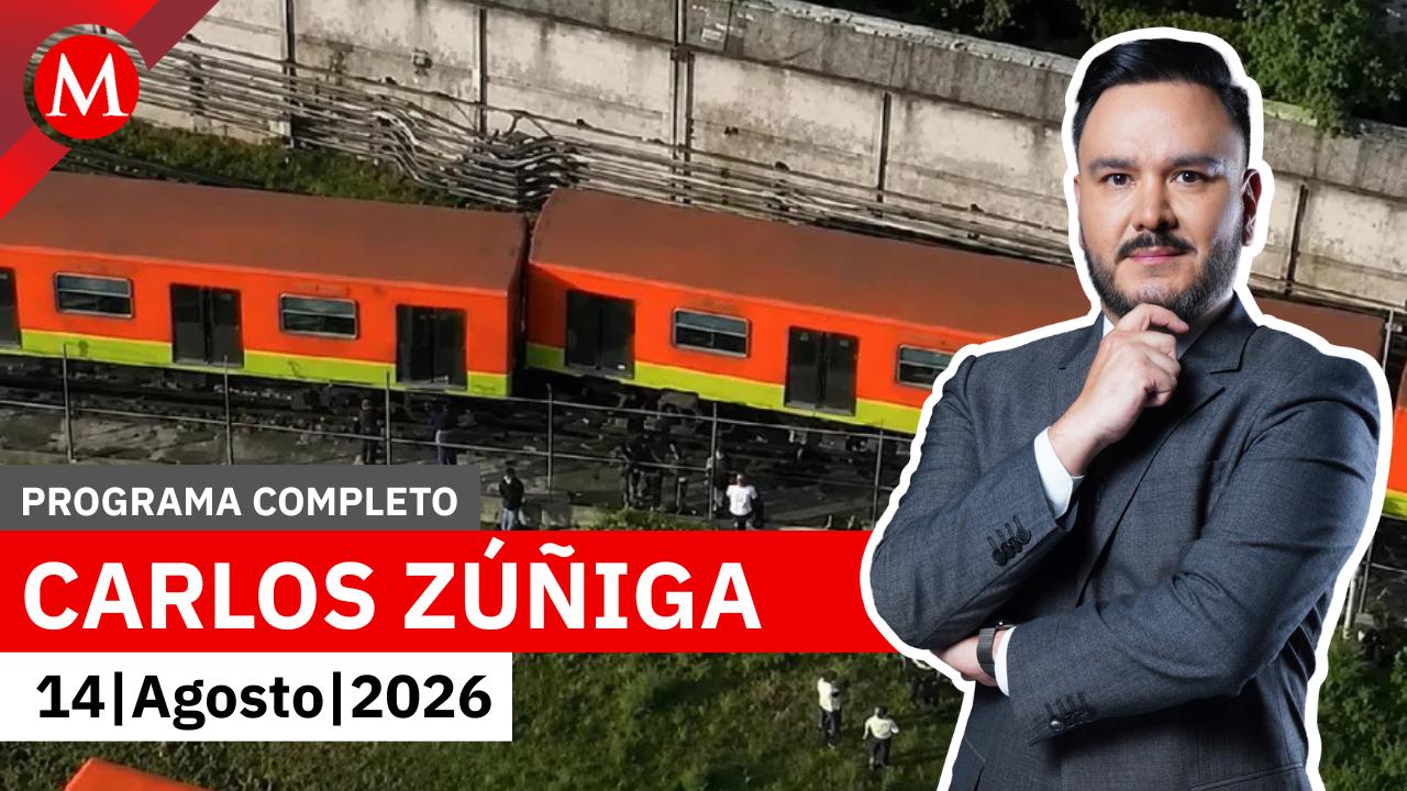 Se descarrila vagón del Metro en Ticomán | Carlos Zúñiga, 14 de agosto de 2026