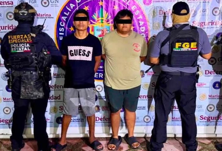Los detenidos fueron identificados como William 'N', alias La Bomba, y Víctor 'N'. | Especial