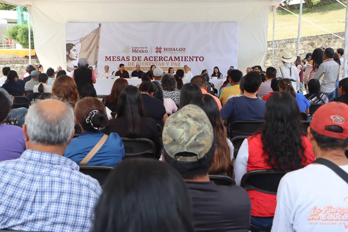 Mesas de acercamiento en Hidalgo. (Cortesía)