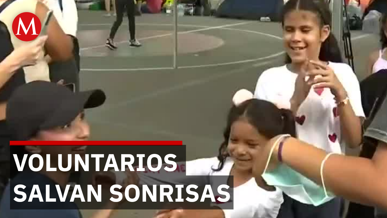 Pese a la tragedia del sismo en Colombia, los niños encuentran alegría en los campamentos