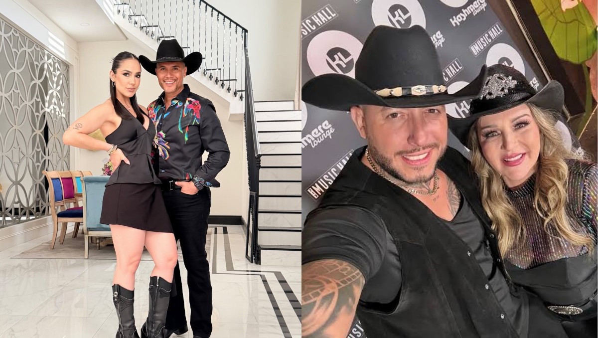 Peter Torres señala al novio de Alicia Villarreal por presuntos mensajes a su esposa. | FOTO: Redes sociales y archivo