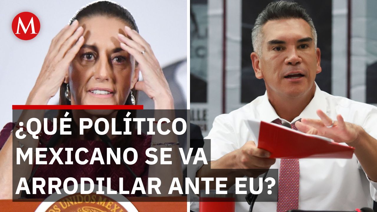 Sheinbaum pone en duda la credibilidad de Alito Moreno tras su viaje a  EU