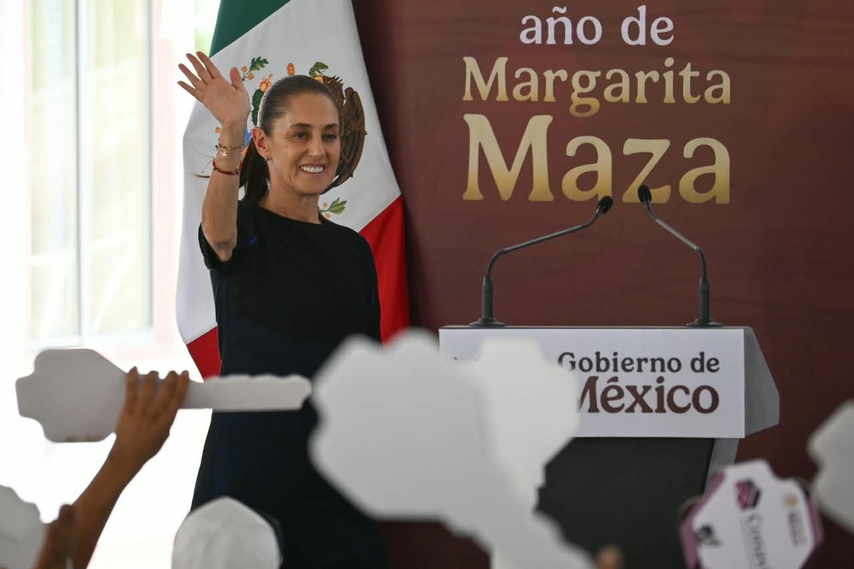 Sheinbaum aseguró que la solidaridad viene de las culturas originarias y de los pueblos indígenas. | Foto: Daniel Augusto