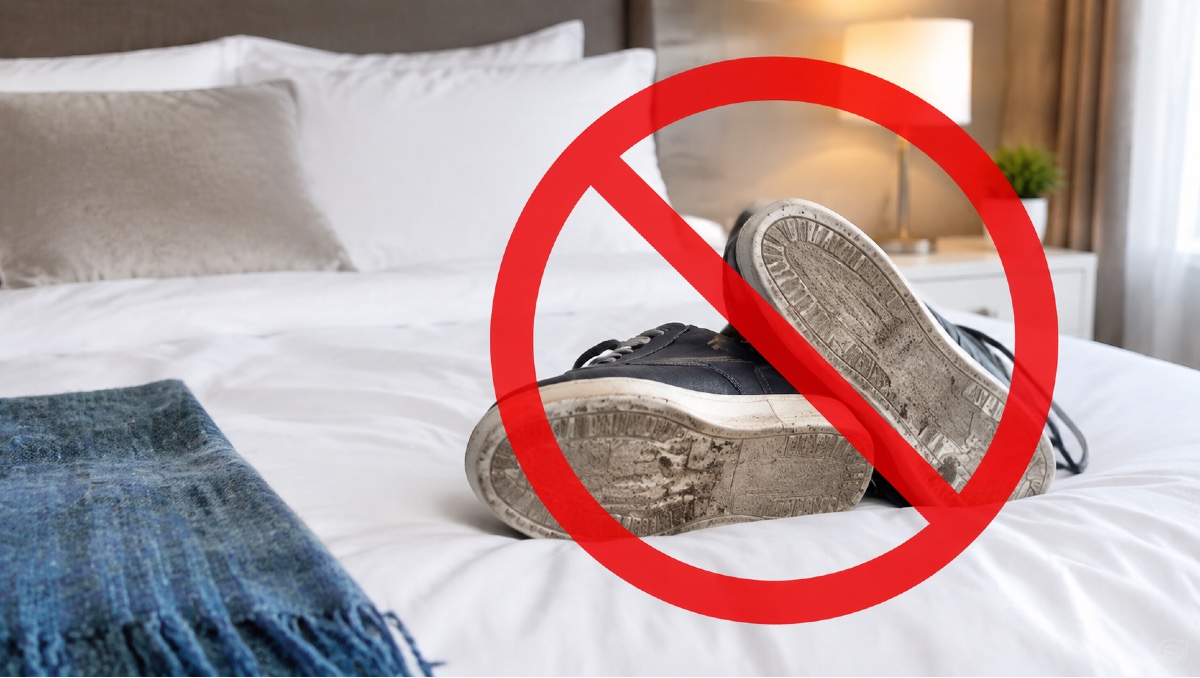 ¿Subes los zapatos a la cama? Esto llevas a tus sábanas sin saberlo | IA DISCOVER