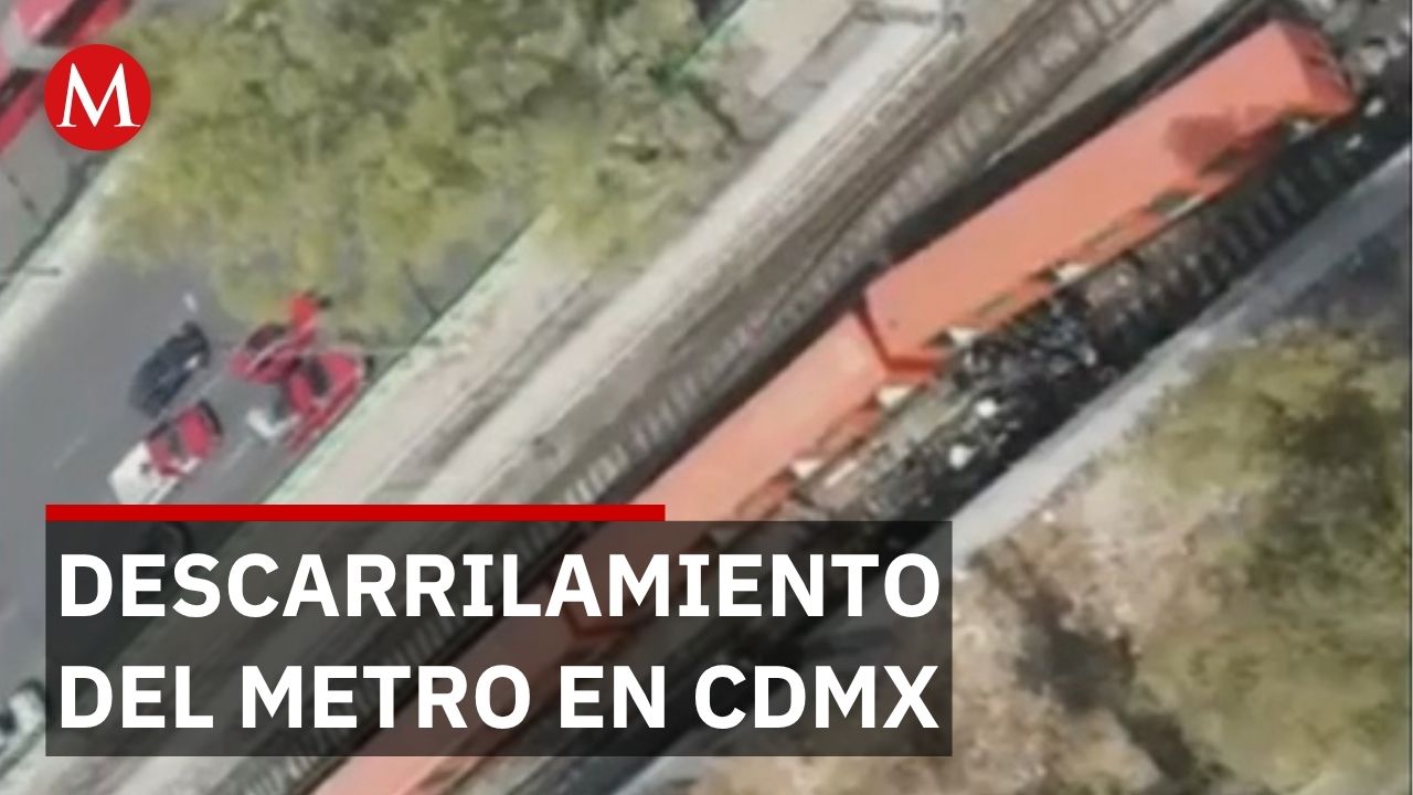 Vagón del metro de CdMx se descarrila en estación Indios Verdes