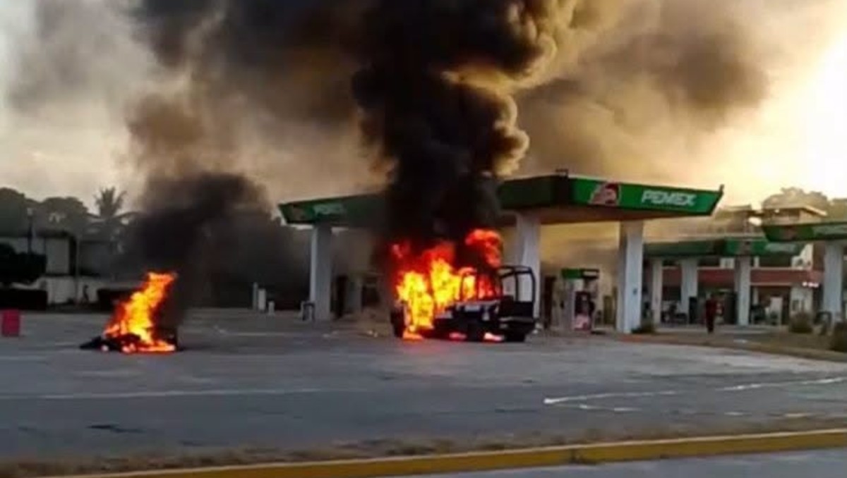 El accidente ocurrió a orillas de la carretera de Álamo a Cerro Azul | Foto: Especial