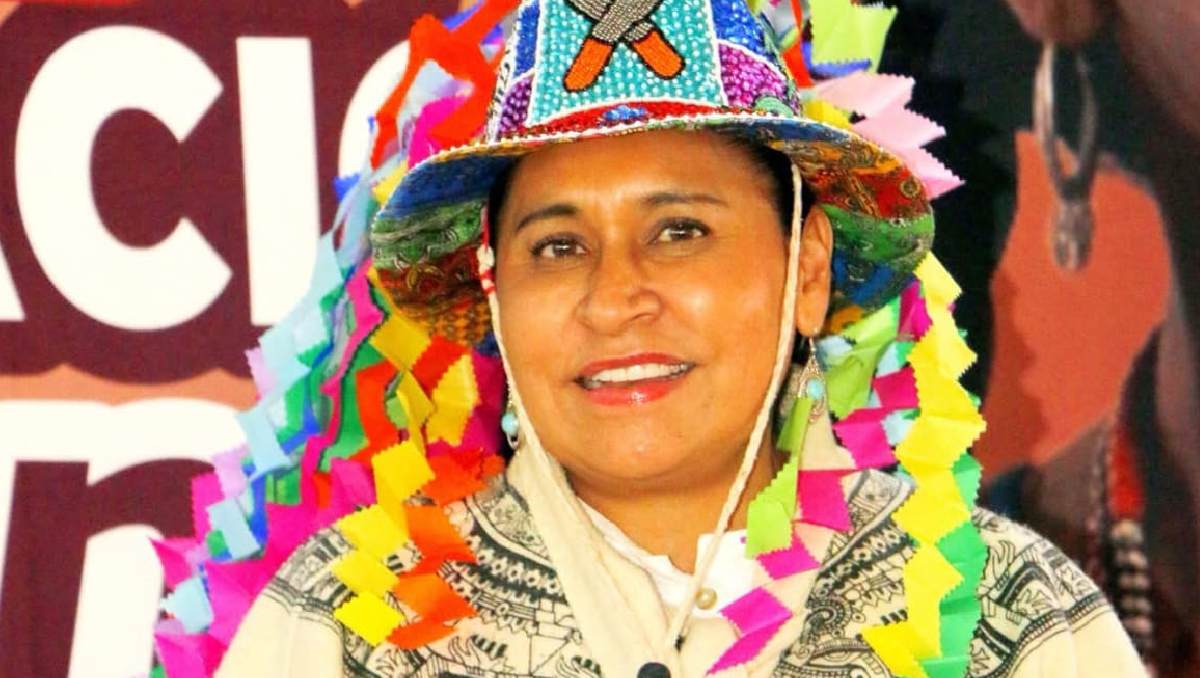 Ana Lilia Rivera durante un encuentro con habitantes de Tlaxcala para escuchar sus necesidades y propuestas. | Especial